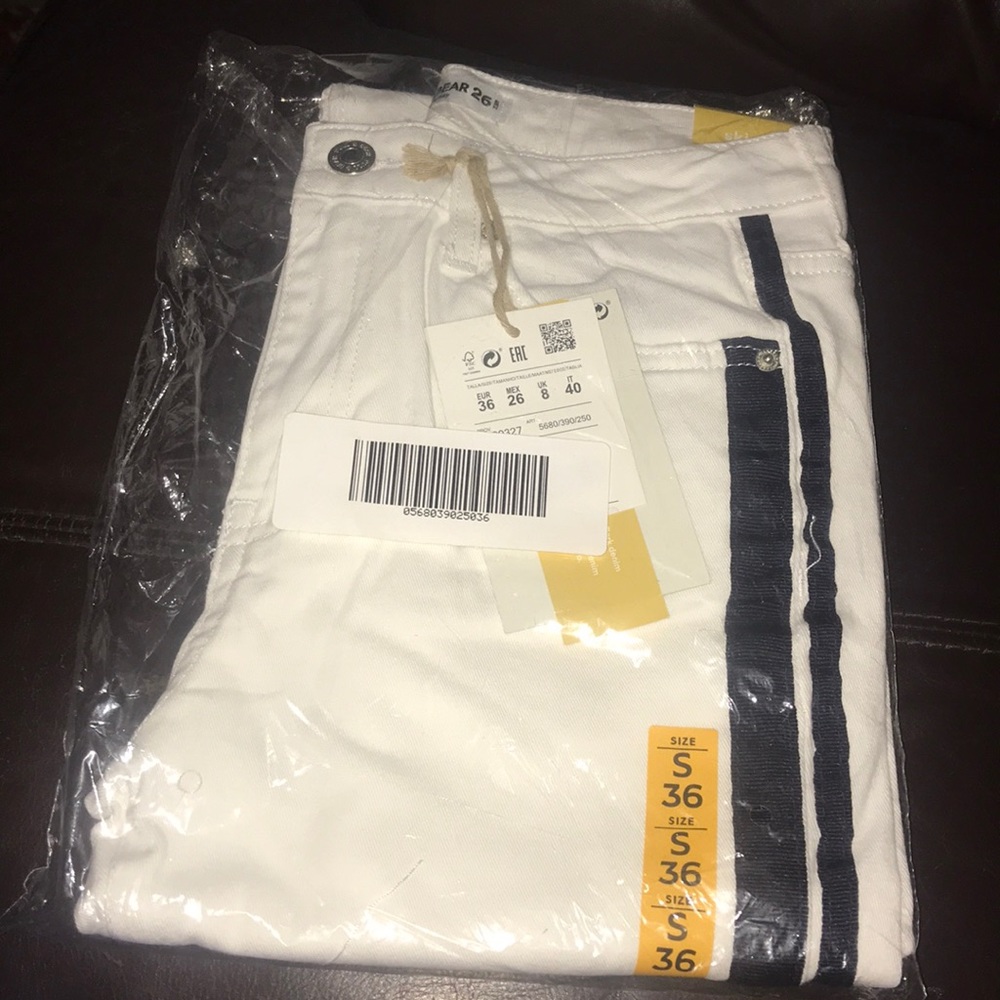 White jeans